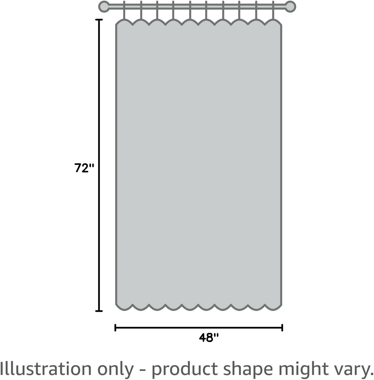 Window Beige Sheer Curtains 48 Inches Width 72 Inches Long 2 Panels Sheer Curtains Clear Curtains Basic Rod Pocket Panel for Home/Living Room/Bedroom/Kids Room