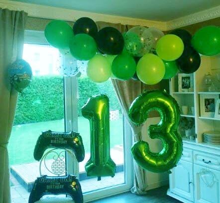 Green 13 31 Number Balloon 40 Inch,Large 13 31 Green Birthday Party Decorations, Number 13 31 Foil Balloons for Anniversary Party Graduations Celebration Supplies