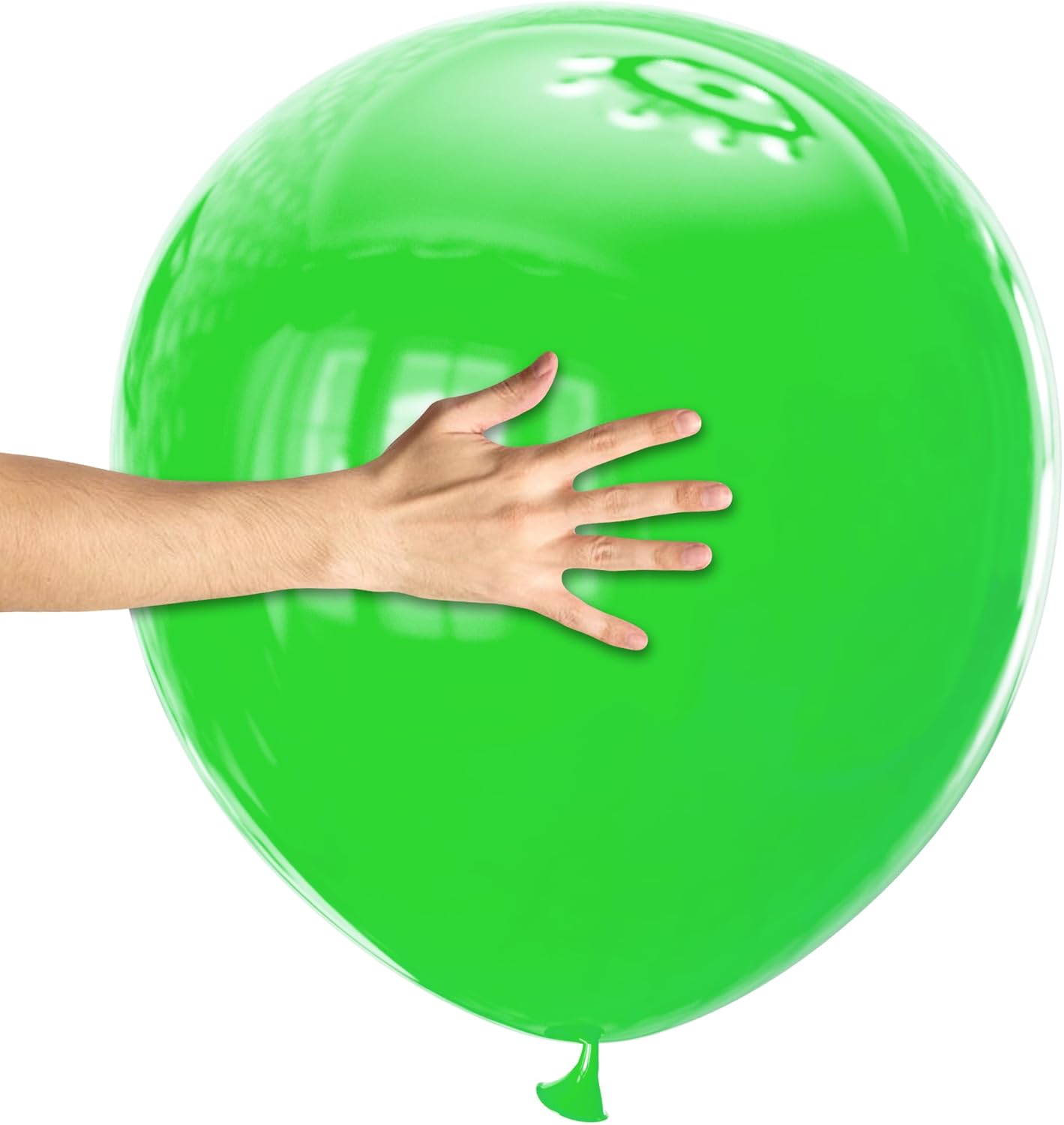 KAWKALSH 32 Pack 18 Inch Light Green Latex Balloons - Organic Baby Shower, Spa Party & Spring Decor