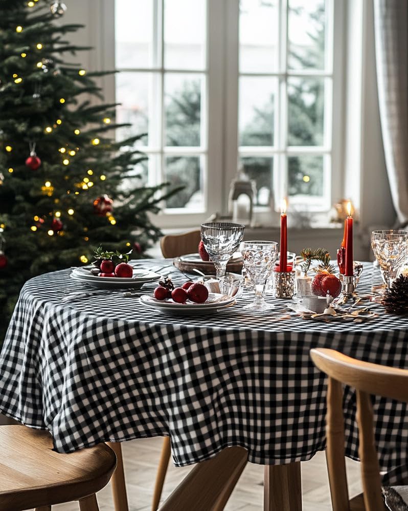 Pureegg Plastic Table Cloth Disposable 10 Pack, 84'' Round Table Cloths, Easter Party, Decorative Tablecloths, Round, Light, Pastel Plastic Cover, Leakproof & Sturdy, Sage Green