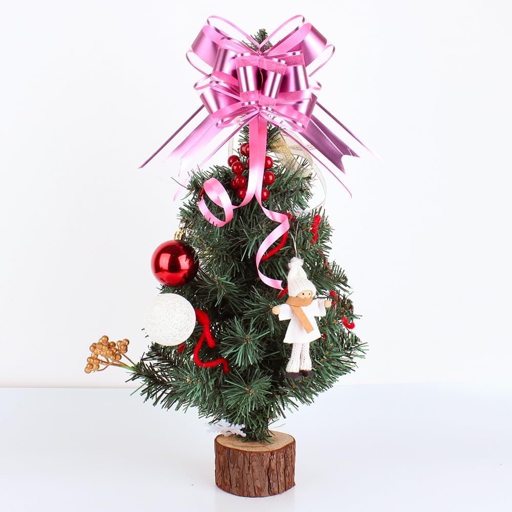 WEWILUCK Gift Bows for Presents, Hot Pink Bows for Gift Wrapping, Gift Bows with Ribbon for Weddings, Bridal Showers, and Anniversary Decoration(6 inches, 15PCS)