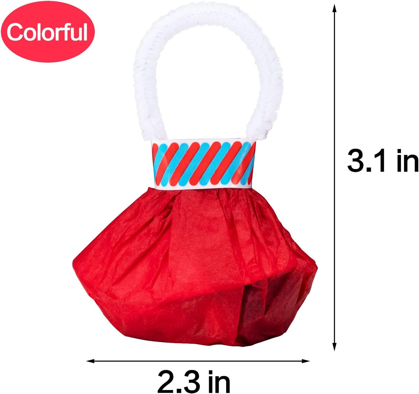 Confetti Poppers, 20Pack Plastic No Mess Streamers, Party Poppers for Birthday,Wedding,Celebrations,Graduation Party (Colorful 2, 20 Pack)