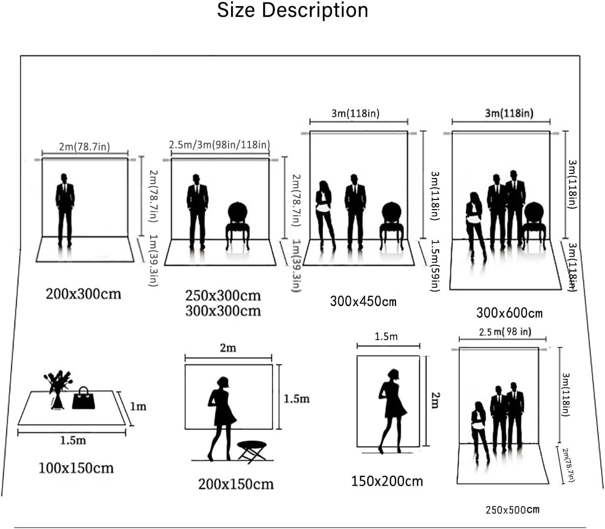 8x16ft Dark Vintage Photography Backdrops Portrait Photo Backdrop Wedding Bridal Show Birthday Background for Studio Props