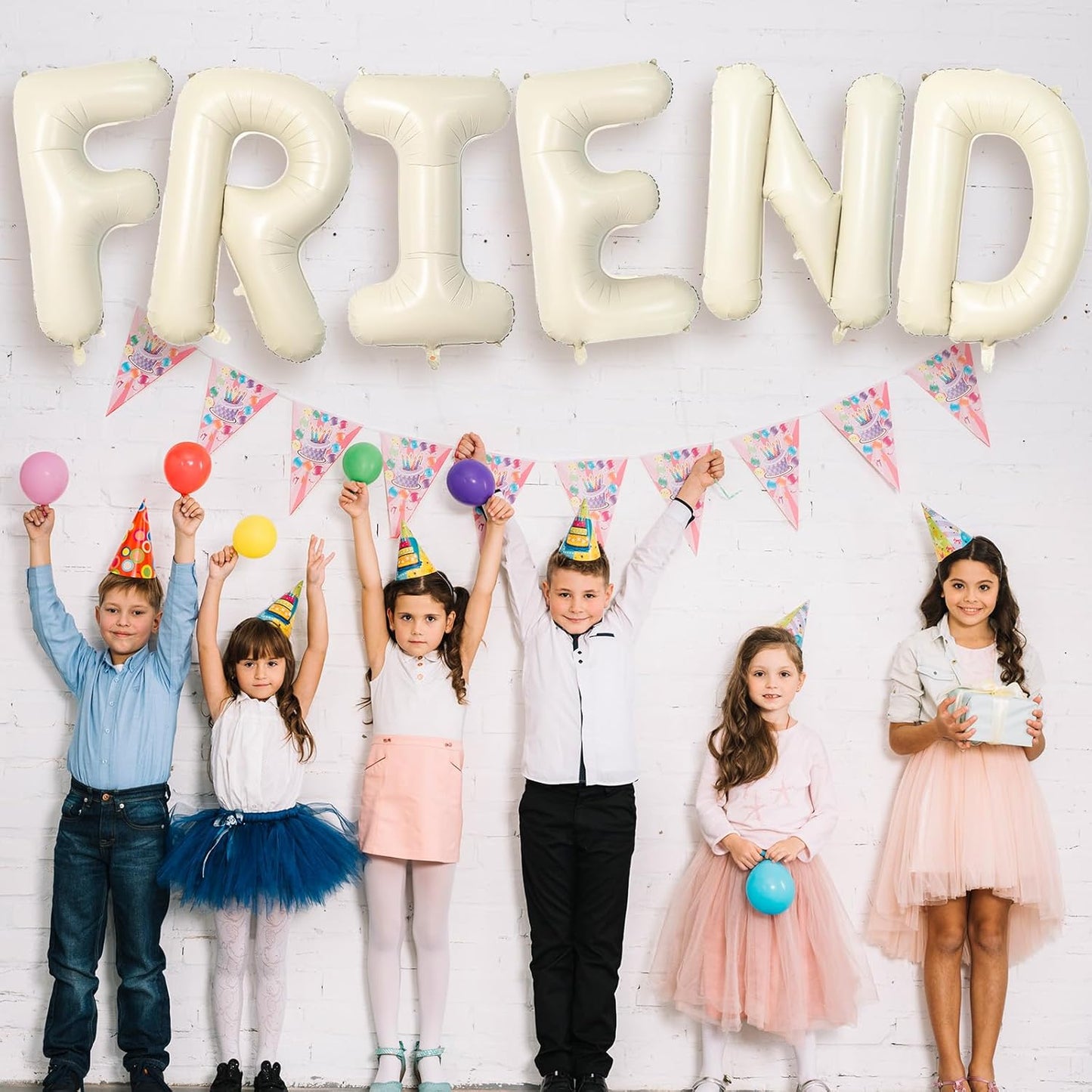 40 Inch Letter Balloons Q, Big Custom A-Z Alphabet Foil Name Balloon Cream White, Self Inflating Beige Customize Helium Balloon Letters Q for Women Girls Birthday Bride Baby Shower Party Decorations