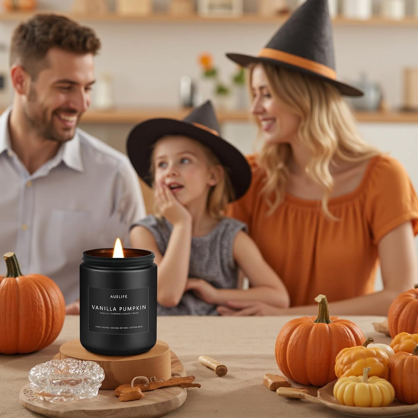 Fall Candle - Harvest Season Scented Candles, Fall Soy Candle for Home Decor, 7 oz Natural Soy Wax β Long-Lasting Autumn Candles, Aromatherapy Gift for Women & Thanksgiving, 7oz