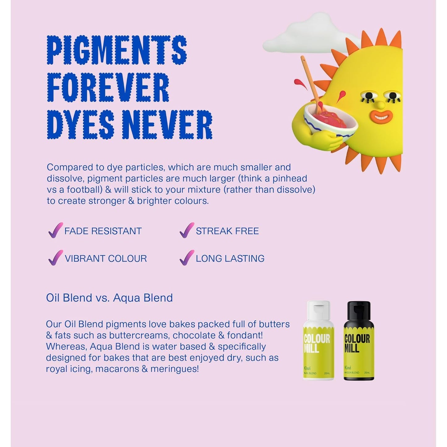 Colour Mill Aqua Blend Water-Based Food Coloring, 20 Milliliters Mango