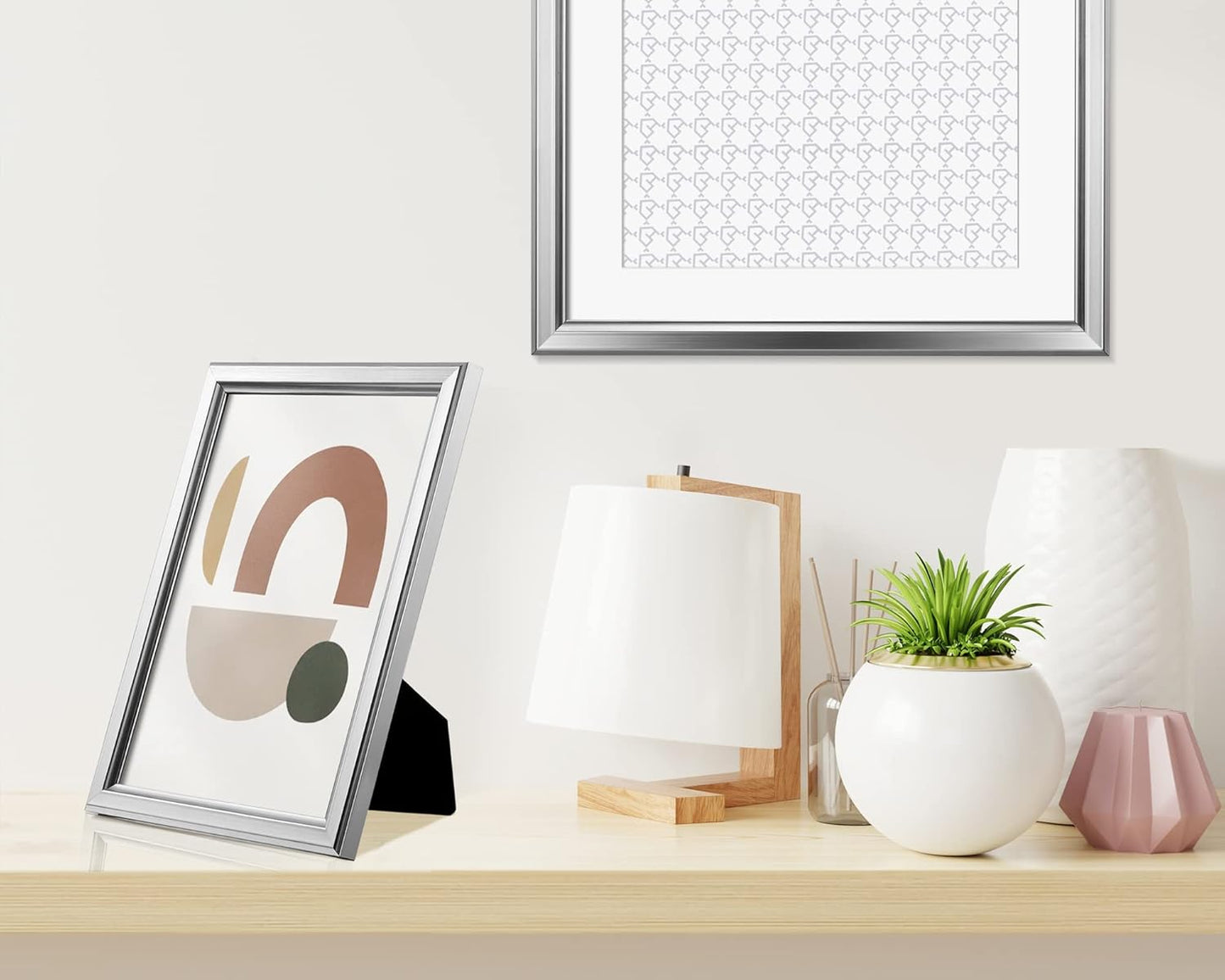 LaVie Home 4x6 Picture Frames (12 Pack, Silver) Simple Designed Photo Frame with High Definition Glass for Wall Mount & Table Top Display, Set of 12 Classic Collection