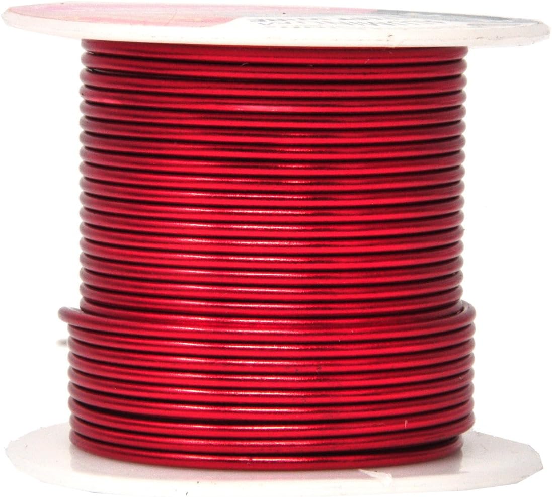 Mandala Crafts 12 14 16 18 20 22 Gauge Anodized Jewelry Making Beading Floral Colored Aluminum Craft Wire Wholesale Combo 6 rolls (14 Gauge, Combo 3)