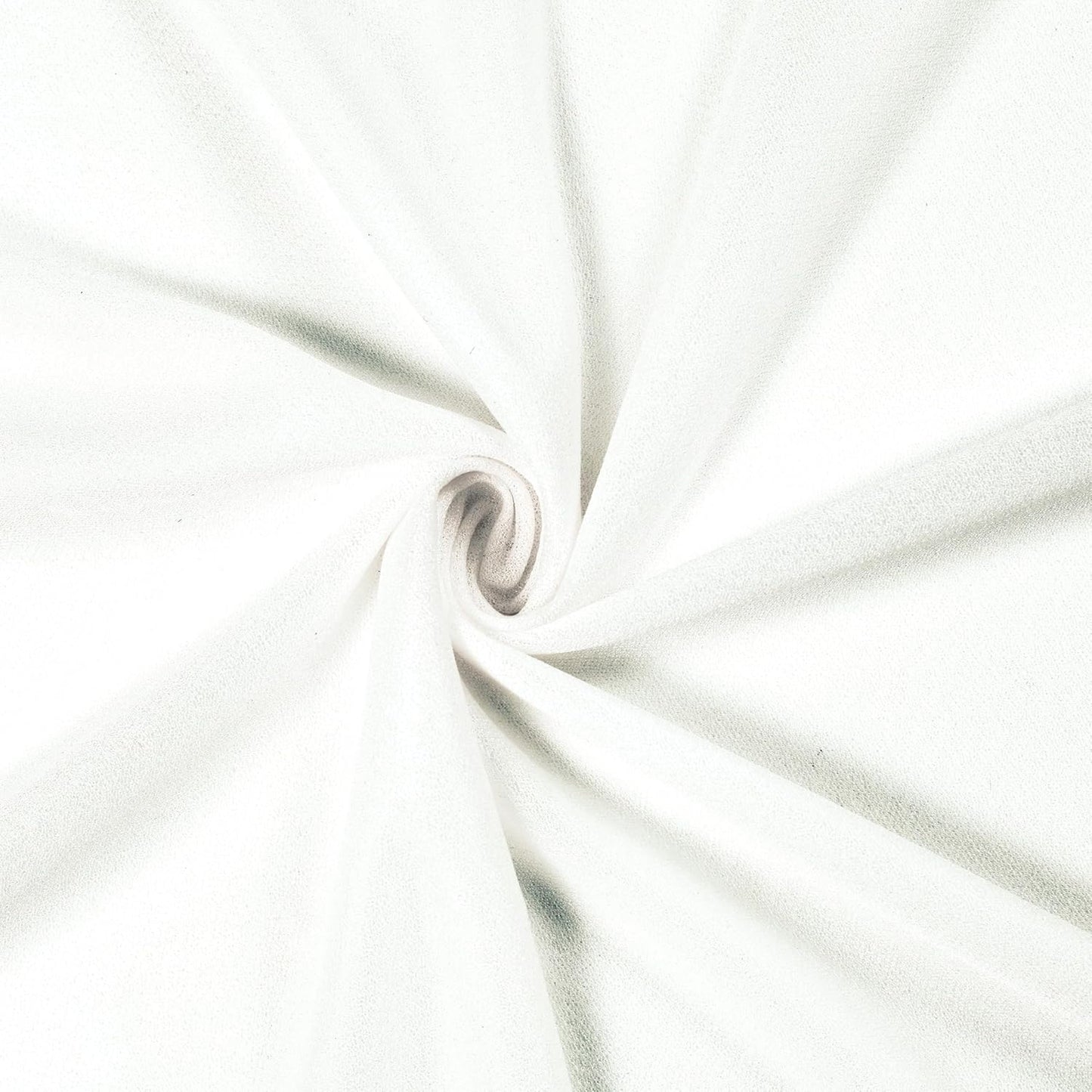 VDS Pack of 1 Panel (30 Inch X 50 Feet) Wedding Arch Draping Fabric Sheer Chiffon Fabric Drapery for Wedding Ceremony Reception Swag Backdrop Canopy Chuppah ARBO Altars Decoration (Ivory)