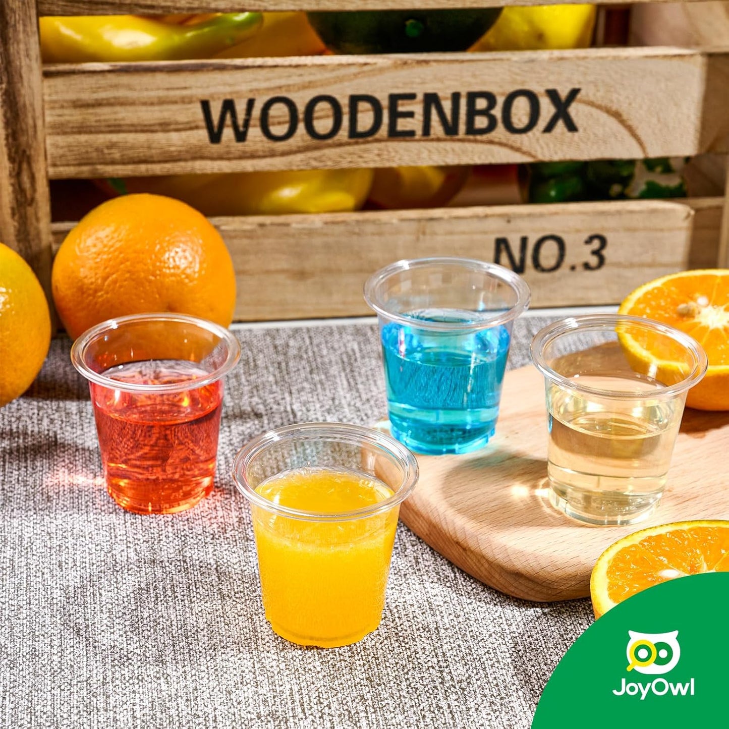 1200 pack 2 OZ Plastic Shot Glasses, Mini Disposable Shot Cups for Party, Events, Whiskey and Wine Tasting