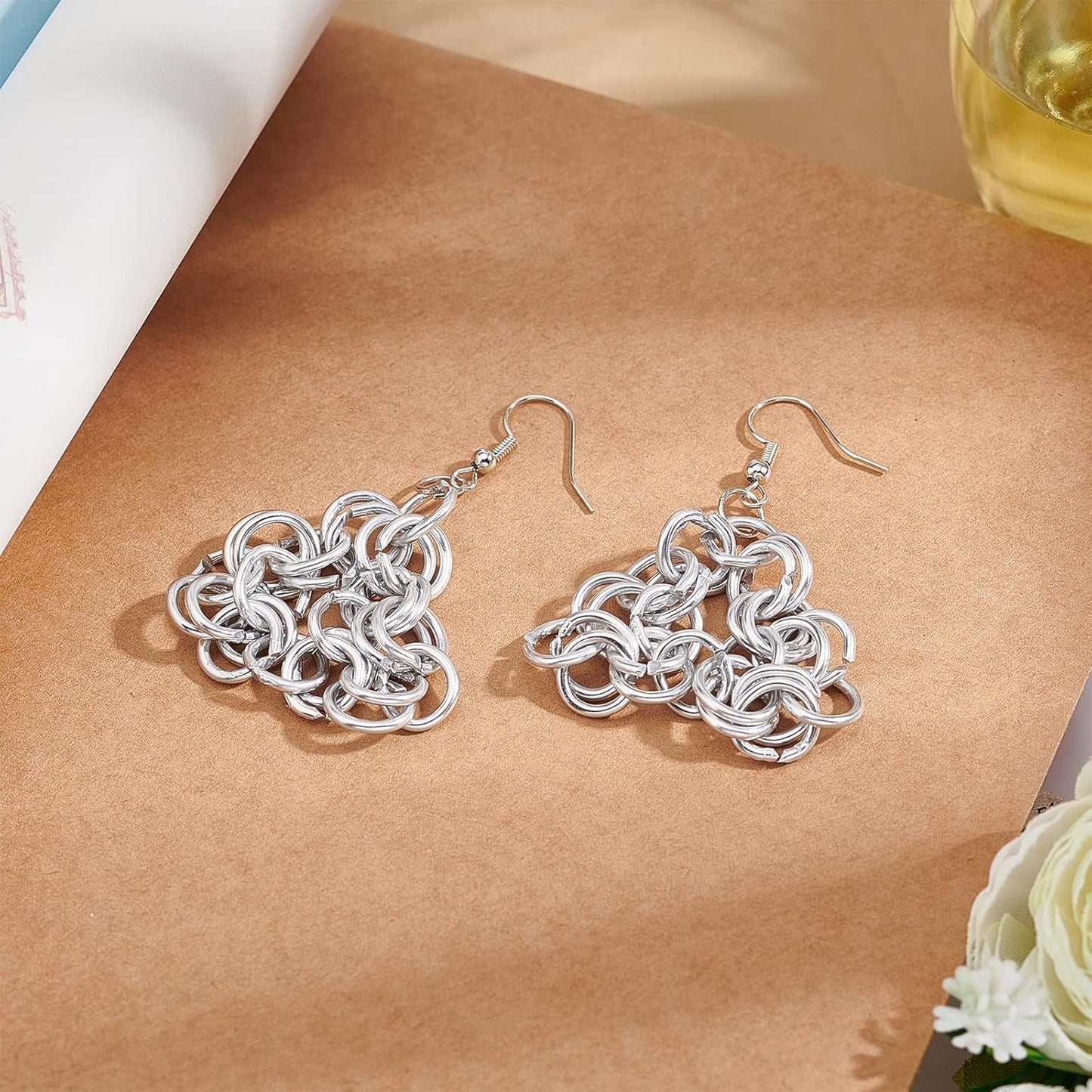 BENECREAT 15 Gauge 220FT Aluminum Wire Anodized Jewelry Craft Making Beading Floral Colored Aluminum Craft Wire - Brown