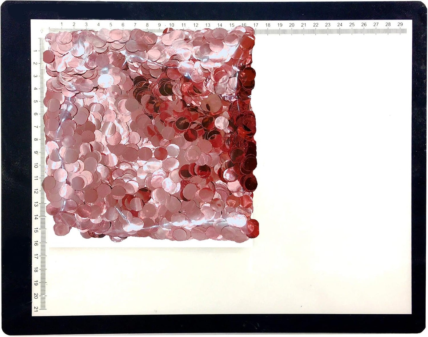 Rose-Gold Foil Metallic Round Table Scatter Dots Mylar Table Confetti Wedding Bridal Shower Engagement Baby Shower Birthday Party Decorations, 60g