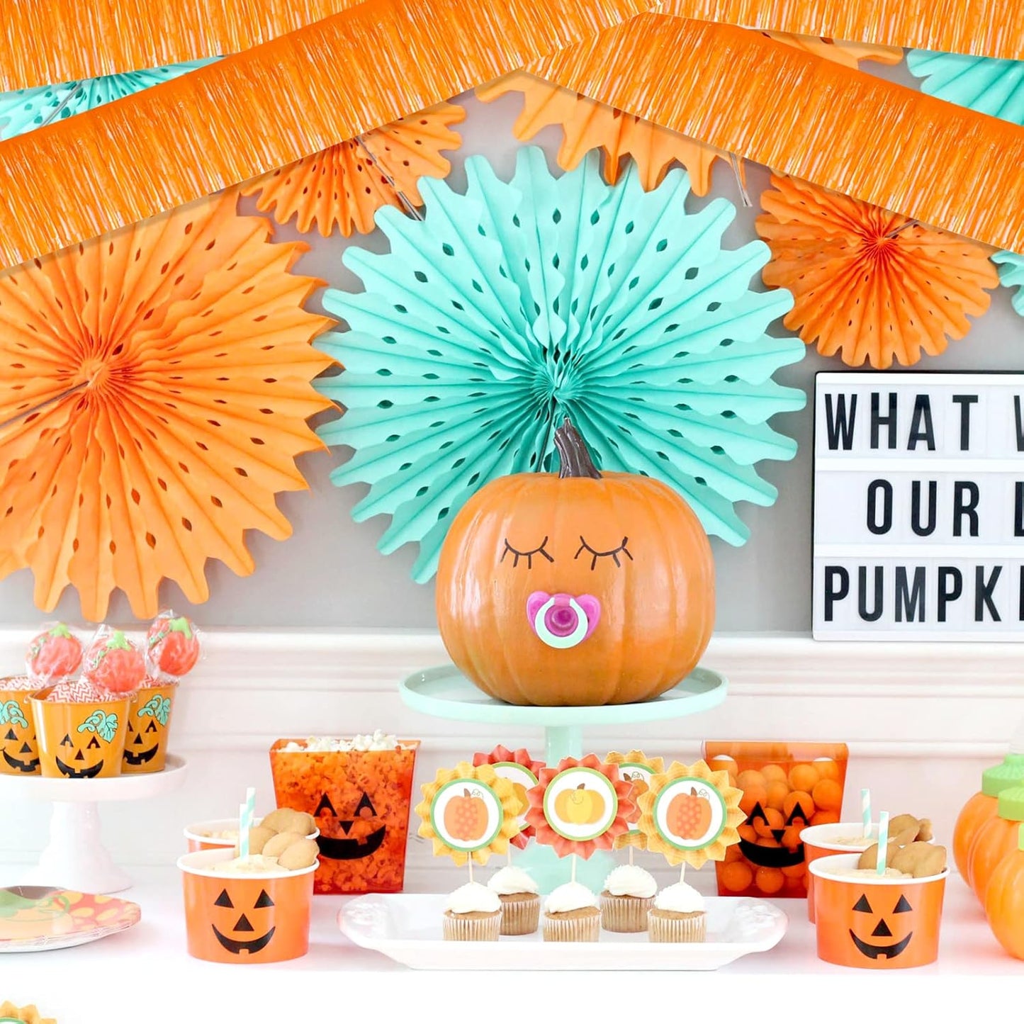 10 Pack 10 Feet Foil Fringe Garland Metallic Tinsel Streamers Banner Wall Hanging Curtain Backdrop for Parade Floats, Bachelorette, Wedding, Birthday, Halloween, Christmas Party Decorations(Orange)