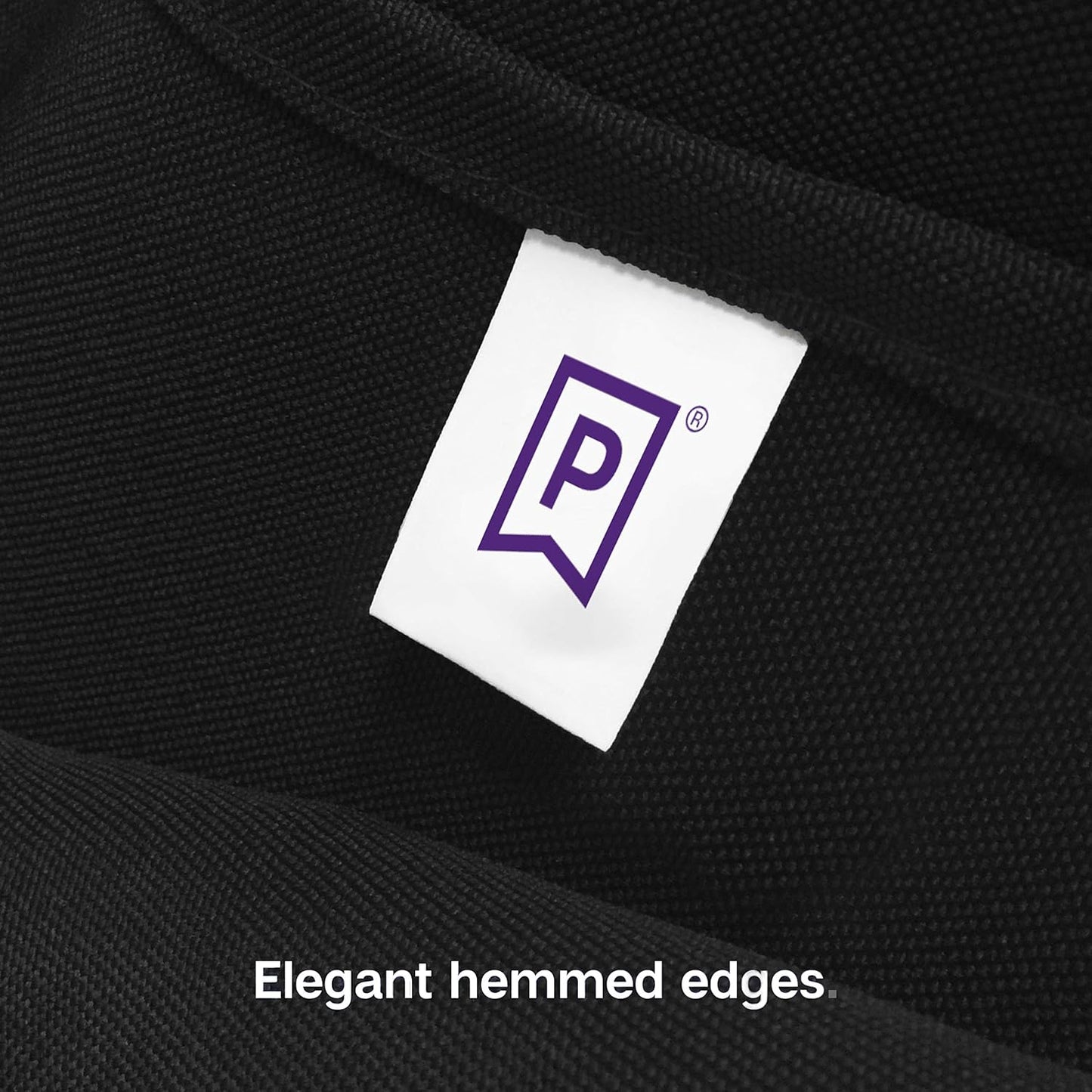 Gee Di Moda Square Tablecloth - 70 x 70 Inch Black Table Cloth for Medium Square or Round Tables - Heavy Duty Washable Fabric - for Buffet Table, Holiday Party, Dinner, Wedding & Baby Shower