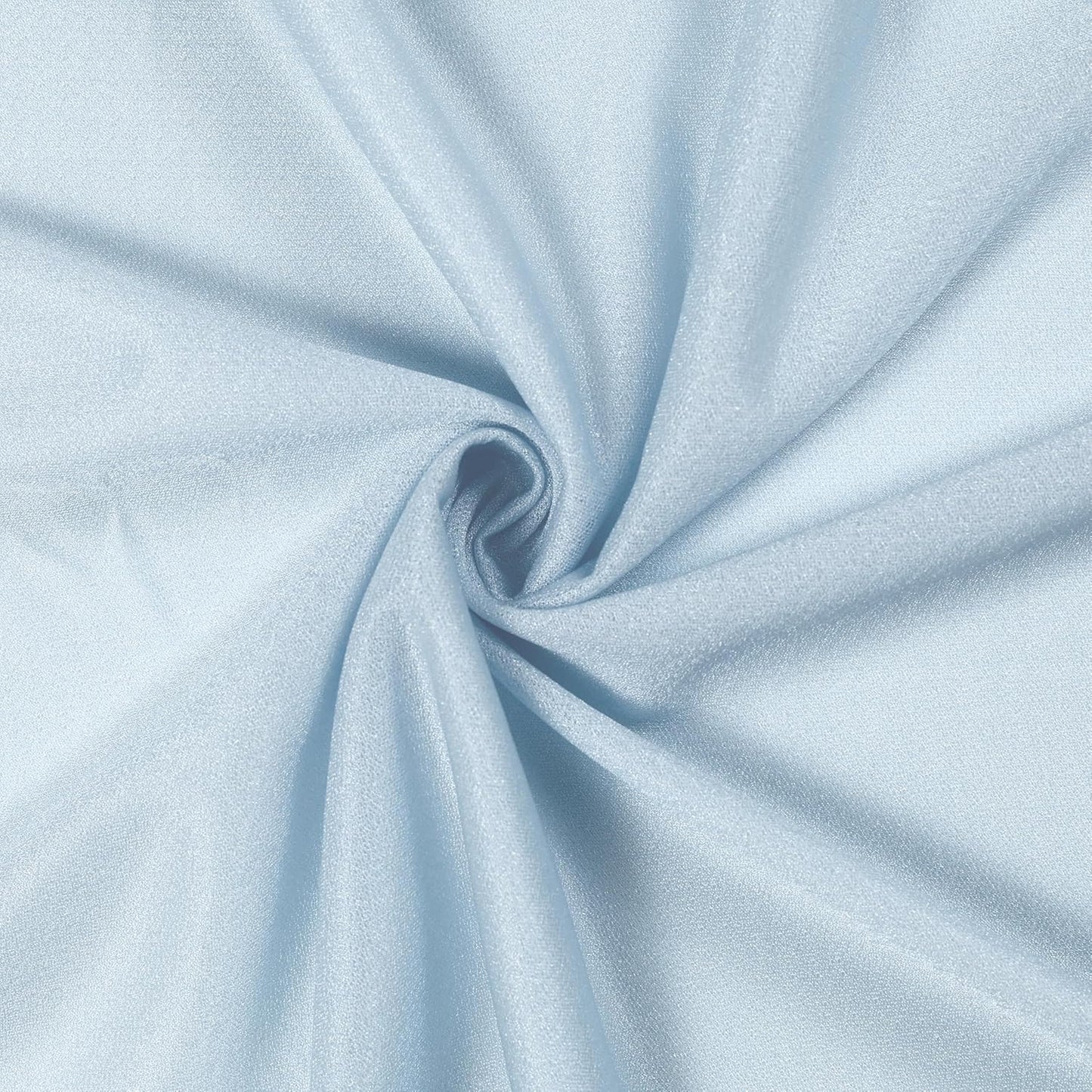 VDS Pack of 1 Panel (30 Inch X 20 Feet) Wedding Arch Draping Fabric Sheer Chiffon Fabric Drapery for Wedding Ceremony Reception Swag Backdrop Canopy Chuppah ARBO Altars Decoration (Baby Blue)