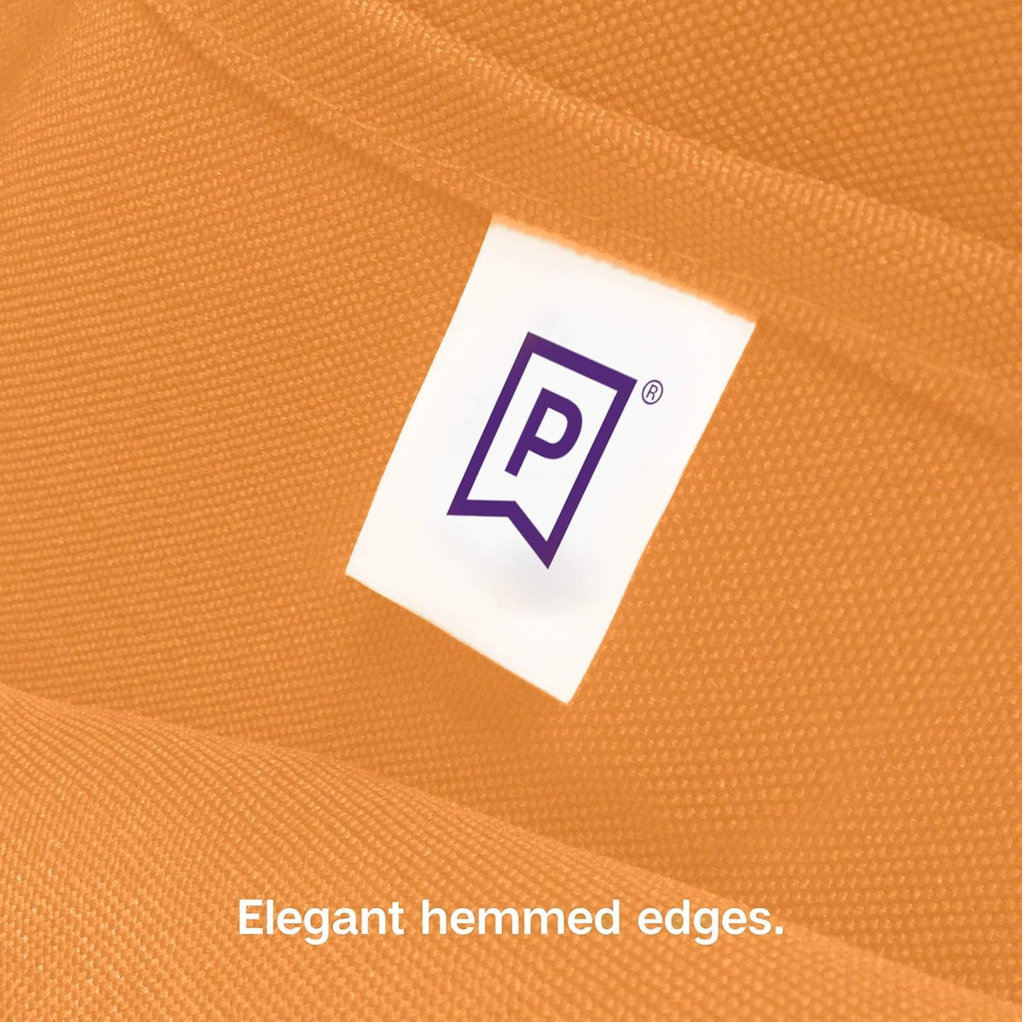 Gee Di Moda Rectangle Tablecloth - 90 x 156 Inch Orange Table Cloth for 8 Foot Table with Floor-Length Drop - Heavy Duty Washable Fabric - 8 Ft Buffet Table, Holiday Party, Wedding & Baby Shower