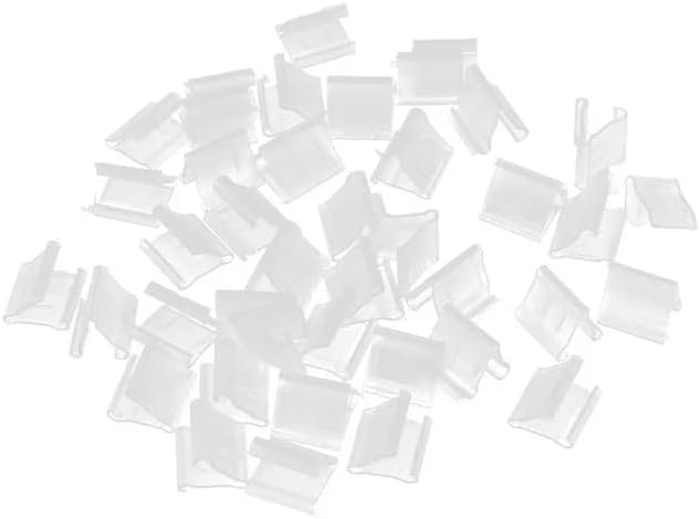 100Pcs Transparent Balloon V-shaped Clip Wedding Balloon Clip Creative Plastic V-Shaped Wedding Event Party Halloween Sealed Decorations