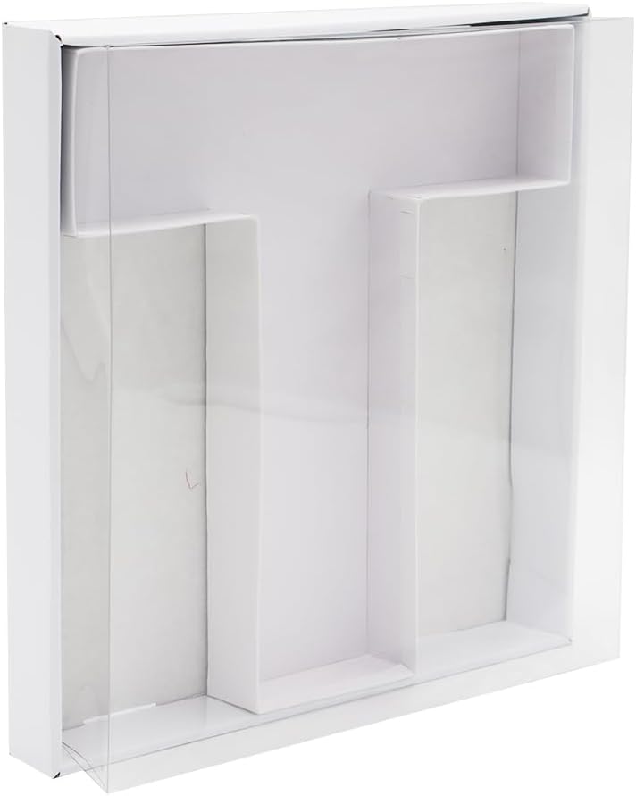 12" Fillable Cardboard Letter Charcuterie Gift Cupcake Box With Cover Sweets Packaging (T)