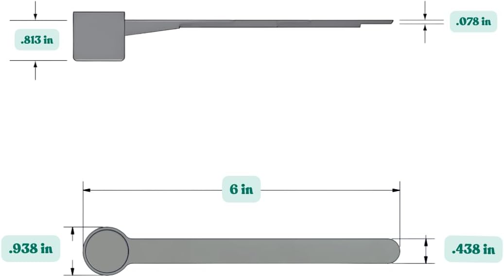 6.5 mL (6.5 CC) Long Handle Scoop for Measuring Coffee, Pet Food, Grains, Protein, Spices and Other Dry Goods (Pack of 100)