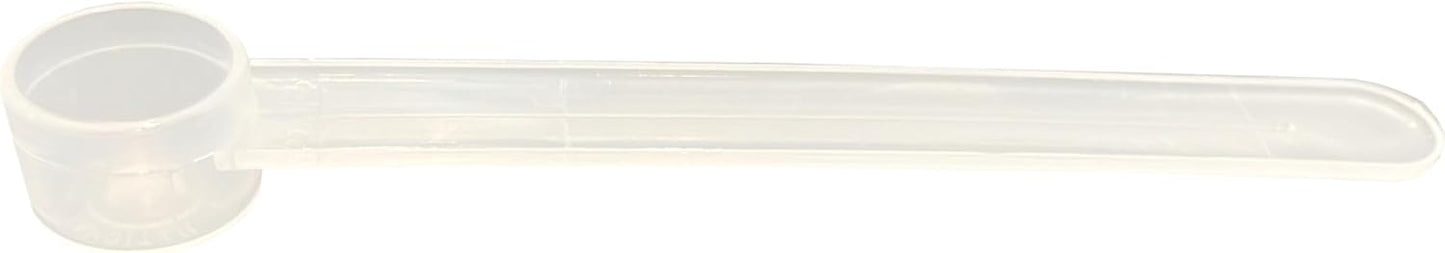 1.5 mL (1.5 CC) Long Handle Scoop for Measuring Coffee, Pet Food, Grains, Protein, Spices and Other Dry Goods (Pack of 10)