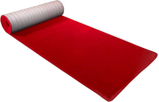 BANNER BUZZ Hollywood Red Carpet Runner – Premium Non-Slip 4x20 ft Aisle Rug for Weddings, Parties, and Events – Ideal for Step and Repeat Backdrop Event Decoration