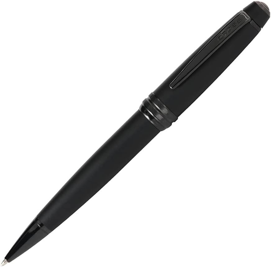 Cross Bailey Refillable Ballpoint Pen Presented in a Premium Gift Box - Medium Point, Black Ink, Matte Black