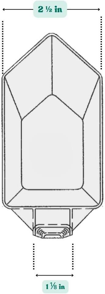 1 Cup (8 Oz. | 250 mL) Scoop for Measuring Coffee, Pet Food, Grains, Protein, Spices and Other Dry Goods (Pack of 25)