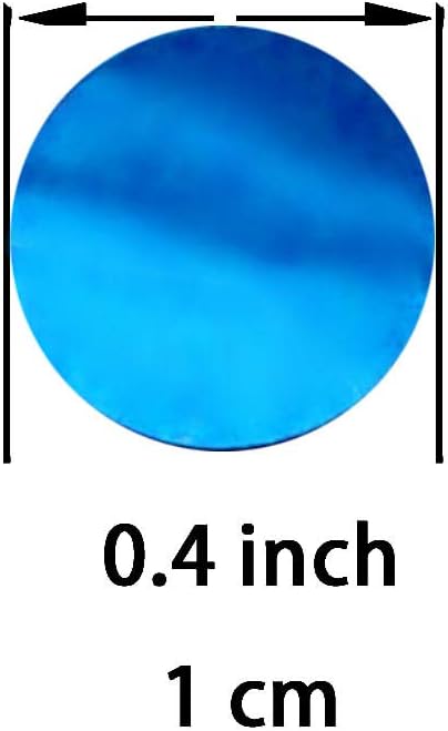 Blue Foil Metallic Round Table Confetti Decor Circle Dots Mylar Table Scatter Confetti Wedding Bachelorette Under the Sea Baby Shower Birthday Party Confetti Decorations, 60g