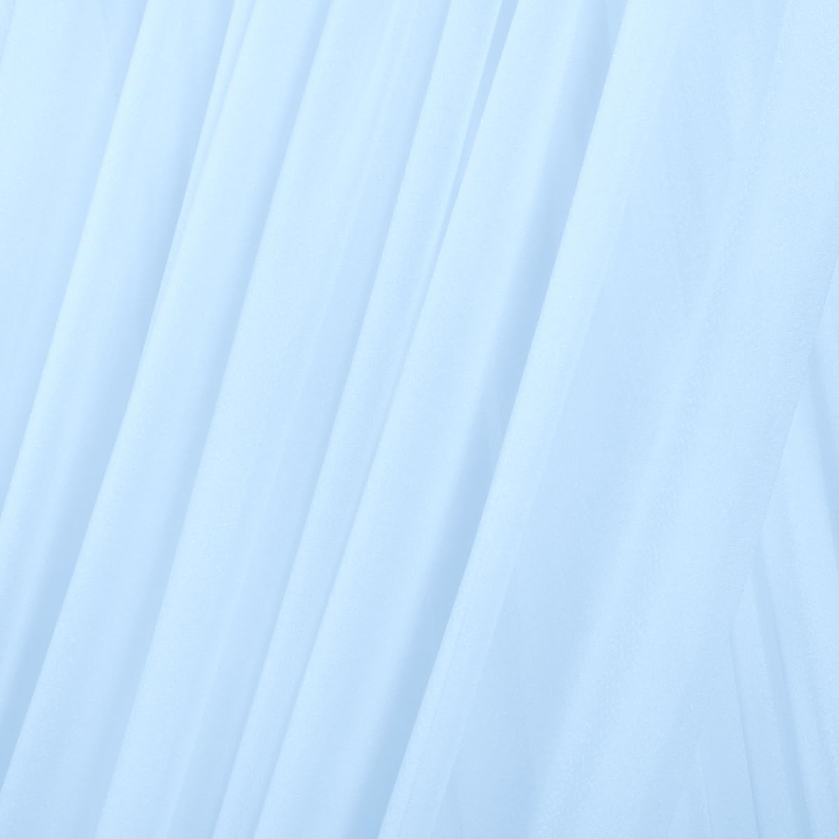 MLMC Baby Blue Wedding Arch Draping Fabric 2 Panels 29" x 20 FT Extra Long Lavender Gauze Drapes Sheer Backdrop Curtains 6.6 Yards Outdoor Drapery Panels for Wedding Ceremony Party Ceiling Decoration