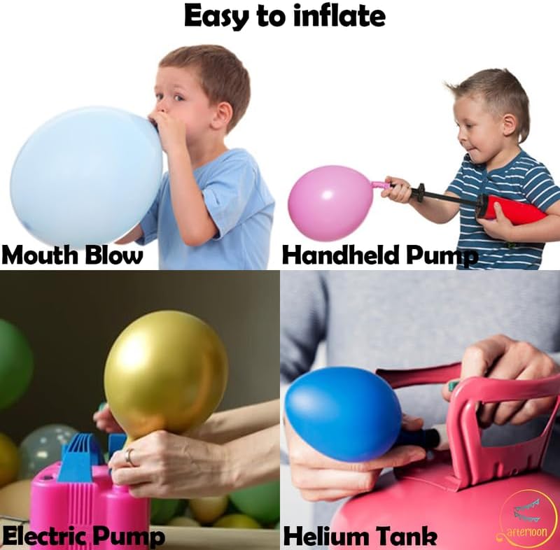 AFTERLOON® Biodegradable Balloons 100 pcs Pink 10 Inch Heart Shaped, Thickened Extra Strong Natural Latex Helium Float, Proposal Marriage Love Baby Shower Gender Reveal Wedding Bridal Corazones