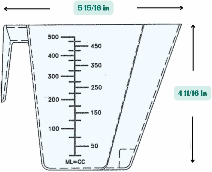 2 Cup (1 Pint | 16 Oz. | 500 mL) Scoop for Measuring Coffee, Pet Food, Grains, Protein, Spices and Other Dry Goods (Pack of 100)
