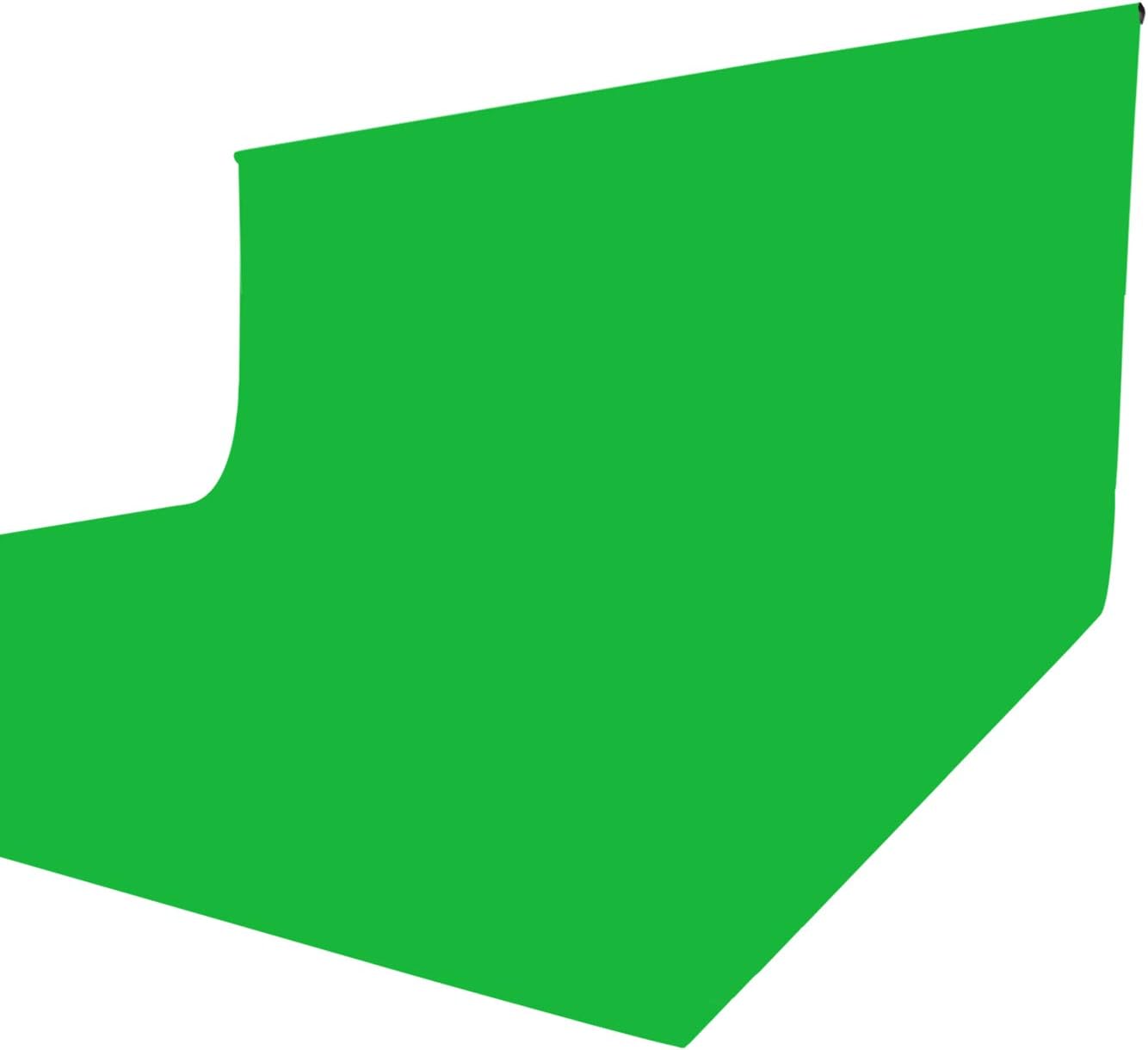 ISSUNTEX 10X10 ft/3X3 Meters Background Photo Backdrop, Photo Studio, Collapsible High Density Screen for Video Photography and Television-Green