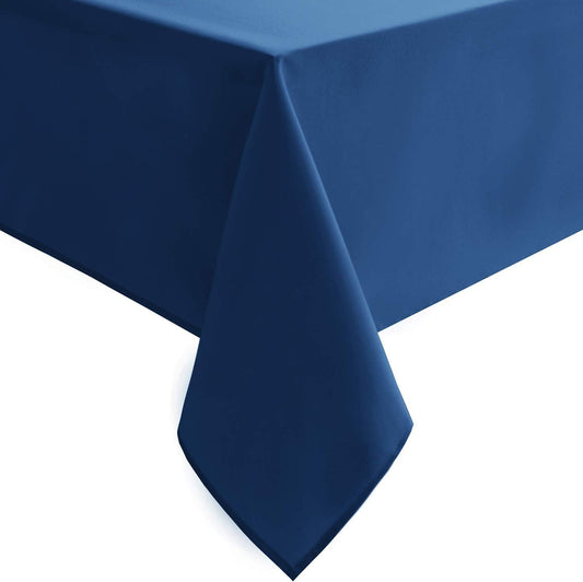 Hiasan Table Cloth Rectangle - Waterproof and Washable Fabric Tablecloth for Dining Room Kitchen and Outdoor Use, Royal Blue, 54 x 80 Inch