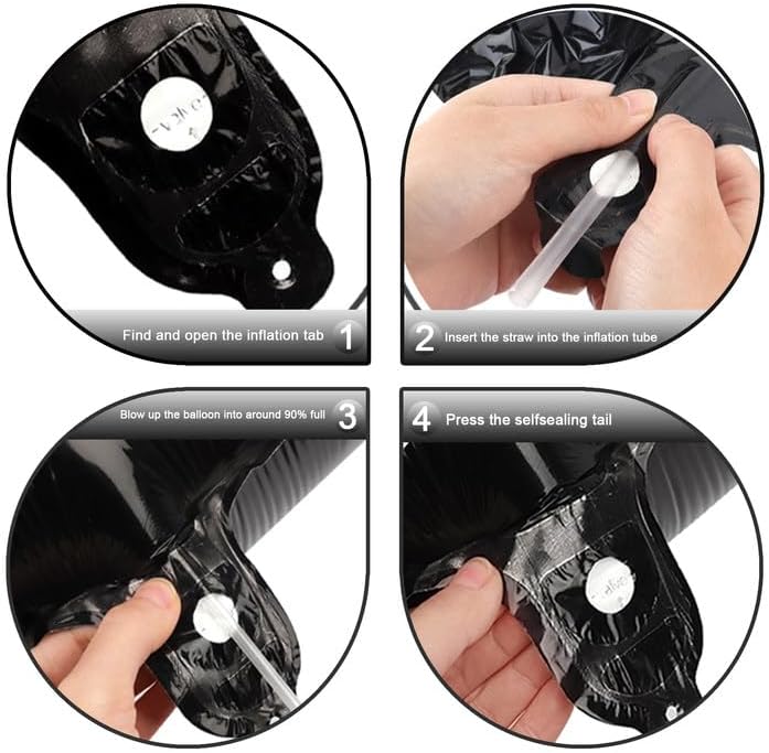 Black Number 20 Balloon 40 Inch Birthday Decorations, Number 20 Balloon Birthday Party Decorations, Anniversary Decorations Graduations Party Supplies