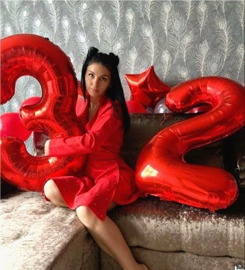 Number Balloon 40 Inch Red 3 Balloon, Mylar Foil Number 3 Balloon Red, Three 3rd 3 13 23 31 32 33 38 Birthday Party Graduations Anniversary Decorations