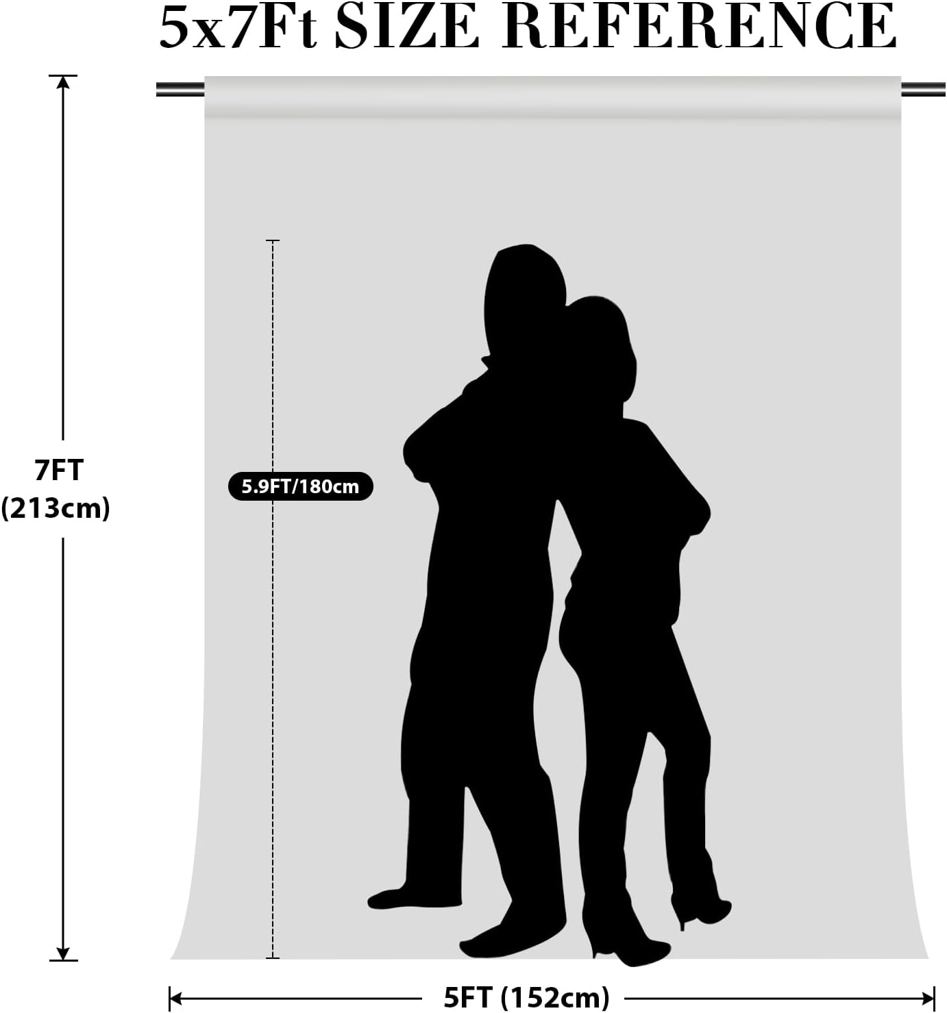 Eternal Beauty White Iridescent Sequin Backdrop, 5x7 Ft Glitter Background Curtains for Shimmer Photography Party Wedding Birthday Back Drop Decor