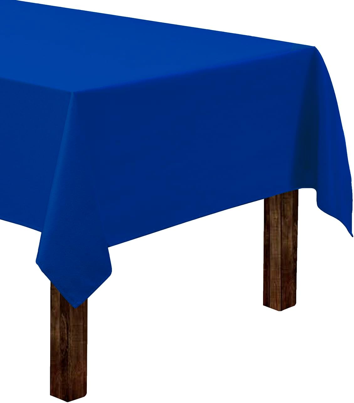 Gee Di Moda Rectangle Tablecloth - 60 x 84 Inch Royal Blue Table Cloth for 5 Foot Rectangle Table - Heavy Duty Washable Fabric - for 5 Ft Buffet Table, Holiday Party, Dinner, Wedding & Baby Shower