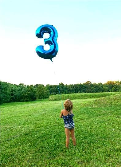Large Navy Blue 13 Number Balloon 40 Inch, 13 Birthday Balloons, 13 Birthday Party Decorations, BirthdayParties Anniversary Graduation Supplies