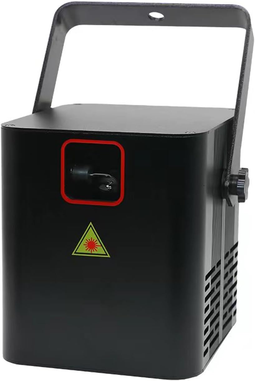 JUNMAN 2W 2000mw RGB Full Color Animation Stage Effect Light DJ Disco Stage Beam Lights for Party Wedding Event Lighting Show