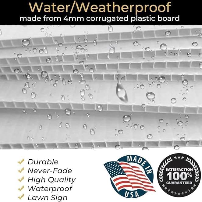 Unplugged Ceremony Wedding Yard Sign – Minimalist Outdoor Sign – Custom Name & Date – Acrylic or Plastic Board