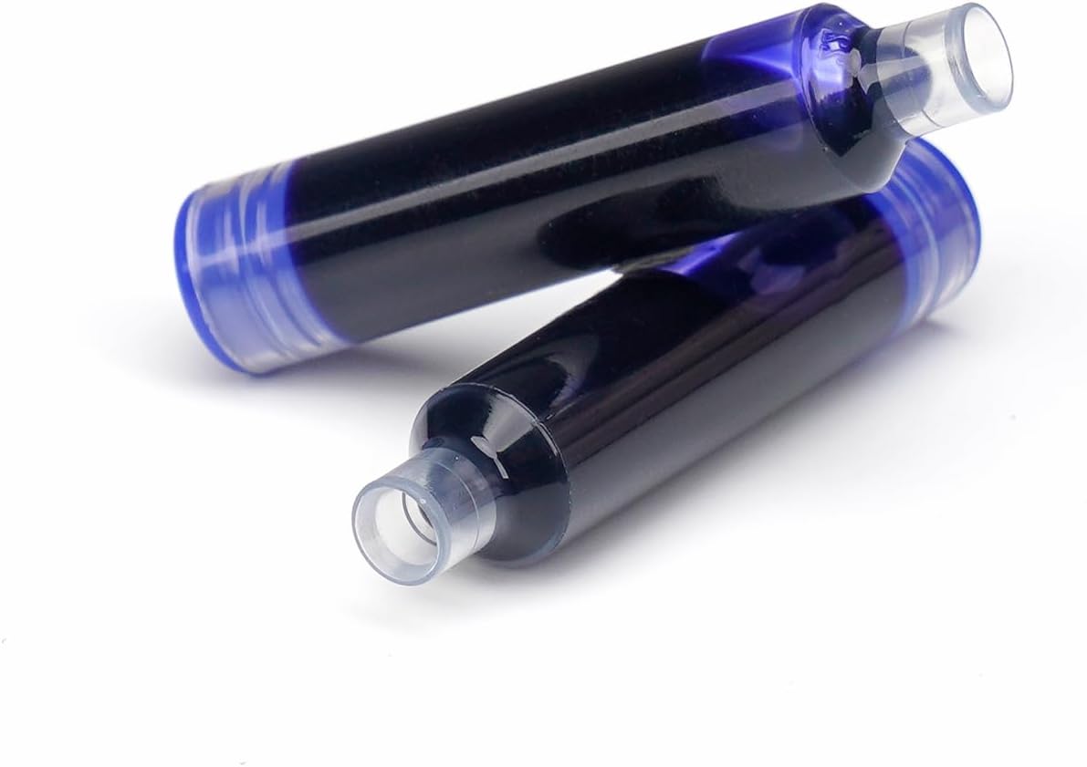 WRITECH Blue Ink Cartridge Set: 16 Ink Cartridges Clictek Fountain Pens
