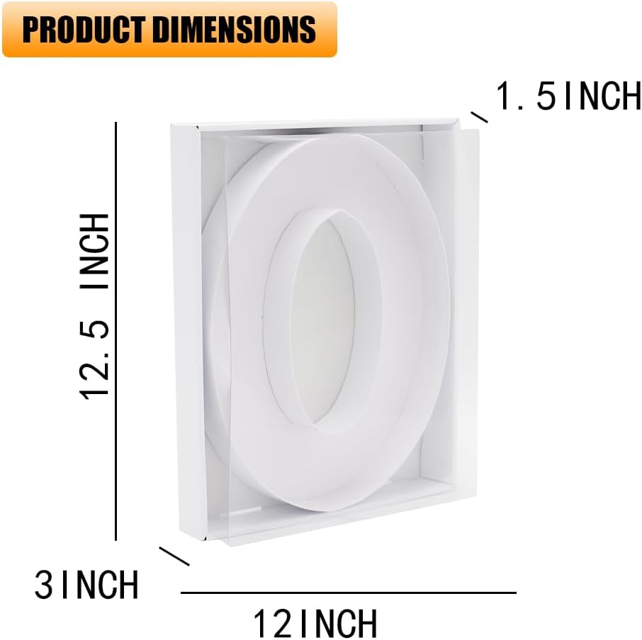 12" Fillable Cardboard Letter Charcuterie Gift Cupcake Box With Cover Sweets Packaging (0)