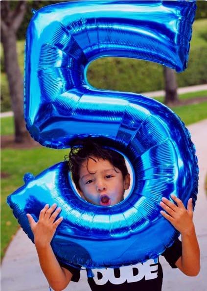 Giant Navy Blue 50 Balloon Number 40 Inch, 50 Number Balloons Birthday Supplies, 50 Year Old Birthday Party Celebration, 50 Balloons Graduations Anniversary Decorations