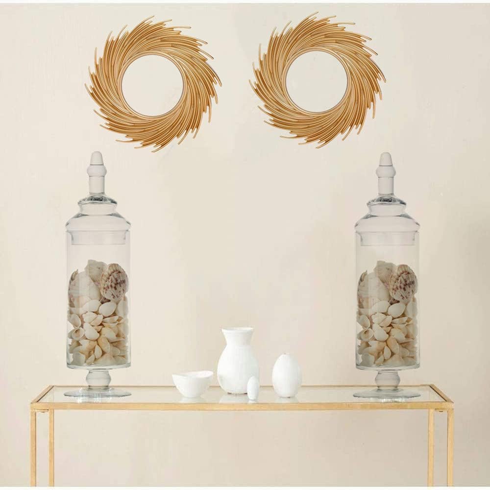 Glass Apothecary Jars Clear Elegant Decorative Buffet Jars Wedding Candy Organizer Storage Canisters Small Home Decor 2 Pcs