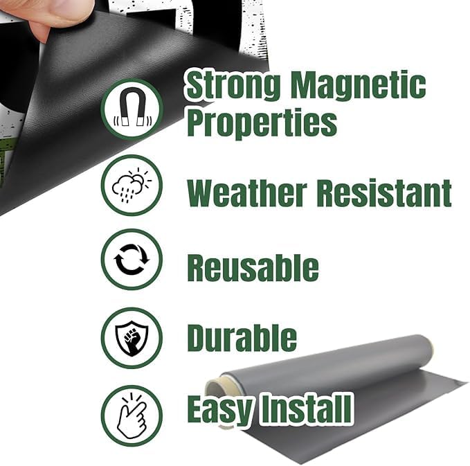 KETABAO – 14" Customizable Square Magnetic Photo Frames - add Your Image to Your Refrigerator, Storage Cabinet or car Magnet