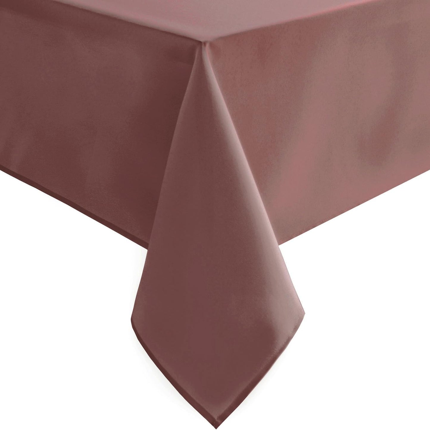 Hiasan Dusty Rose Tablecloth for Rectangle Tables - Waterproof and Spillproof Washable Fabric Table Cloth for Dining Room Kitchen Party, 60 x 102 Inch