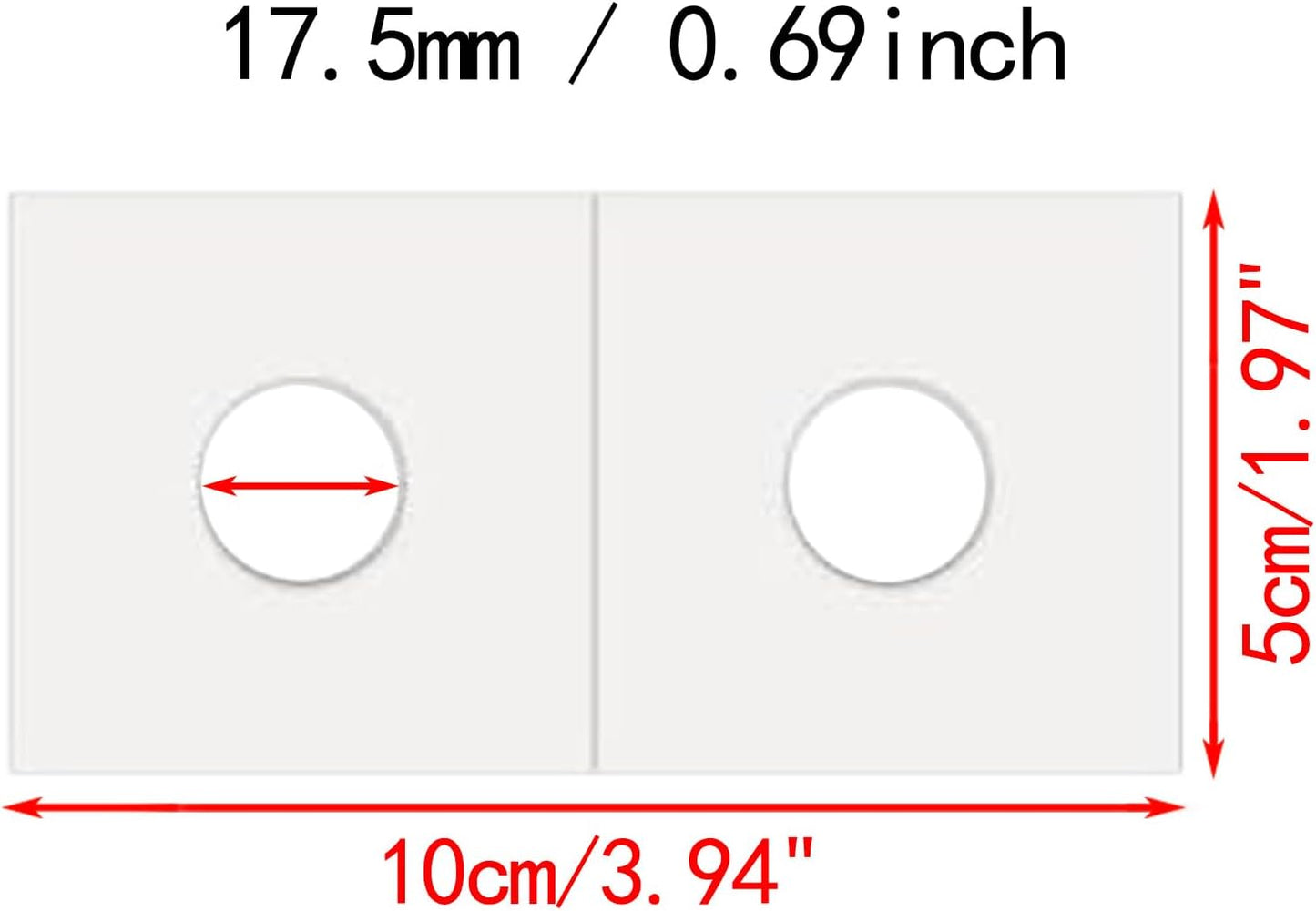 200 PCS Premium Cardboard Coin Flips 2 x 2 inch Coin Collection Supplies for Dime, Mylar Coin Flips Coin Holders for Collectors (Dime Coin Flips)