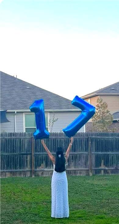 Navy Blue Large Number 7 Balloon, 40 Inch, 7th Seven Birthday Balloon Number, Mylar Foil Birthday Party Decorations, Anniversary, Graduations