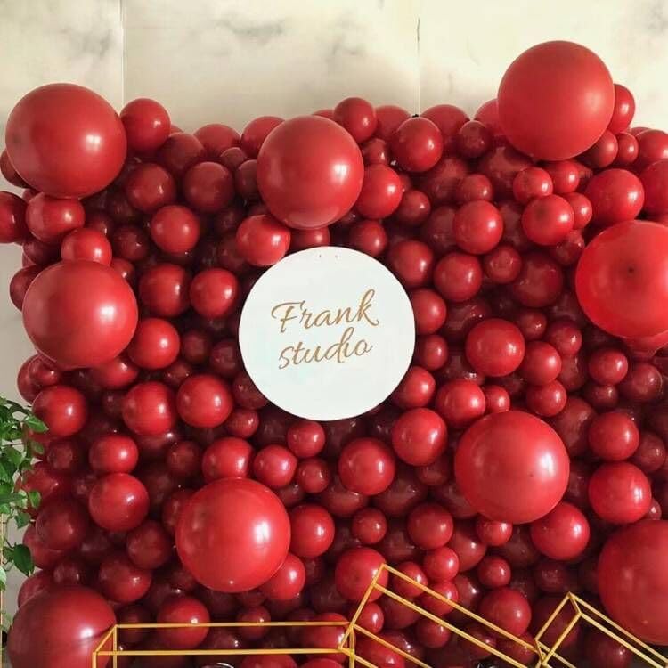 412pcs Red Balloons 18 12 10 5 Inch Red Balloon Garland Arch Kit Different Sizes Matte Latex Balloons for Baby Shower Birthday Wedding Party Decorations