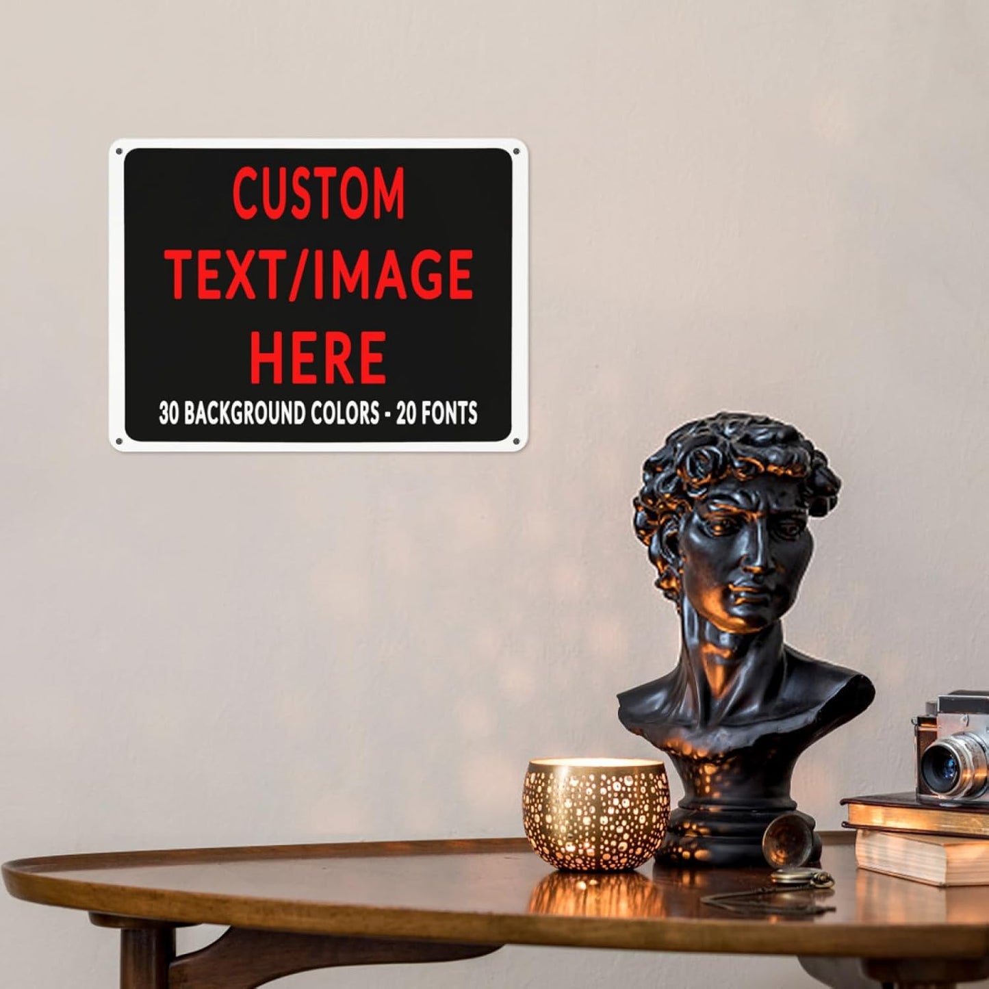 Custom Sign Personalized Custom Metal Sign, Customize For Office, Business, Workplace, Office, Home, Delivery Signs 12x17